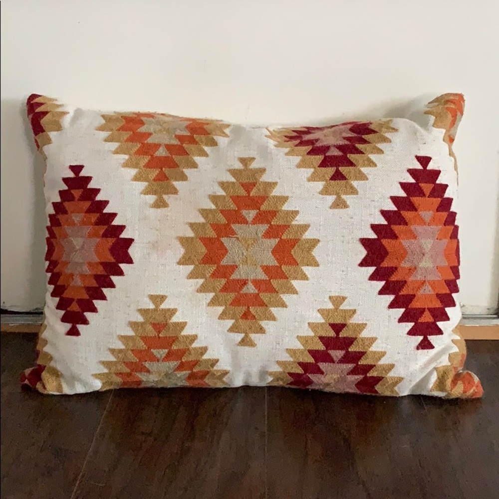 Boho throw pillow